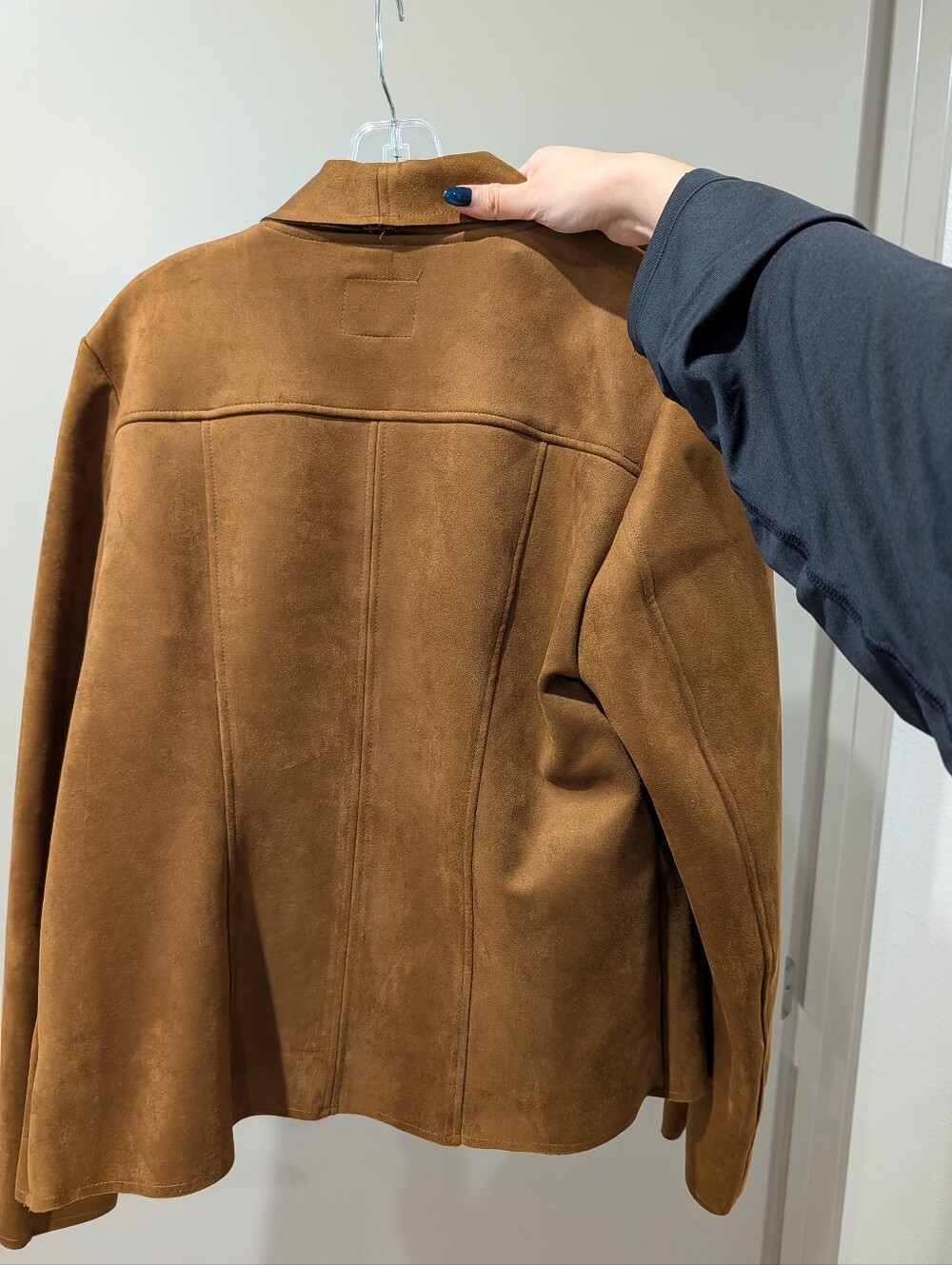 NWT KUT from the Kloth Moto Jacket Cognac Brown XL - Picture 5 of 5